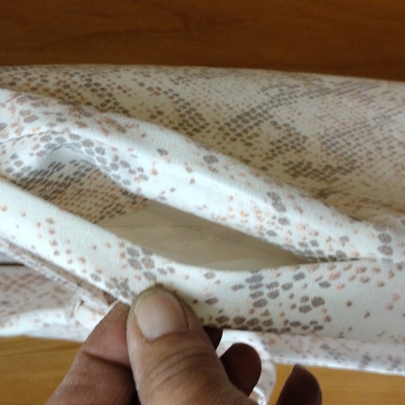 Loft Outlet Jumper SZ 4 Cream/Pink /Gray Design! - Picture 10 of 15